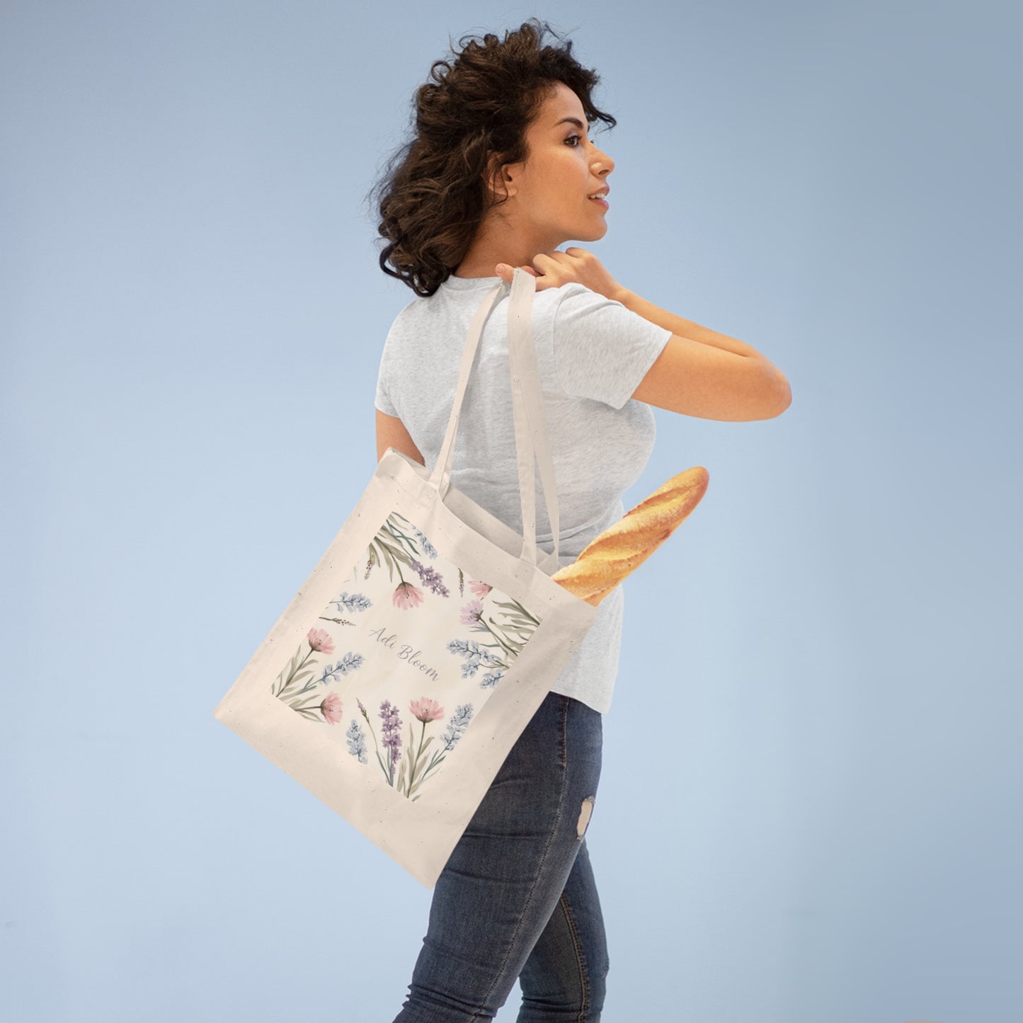 Borsa tote floreale personalizzata - Adi Bloom