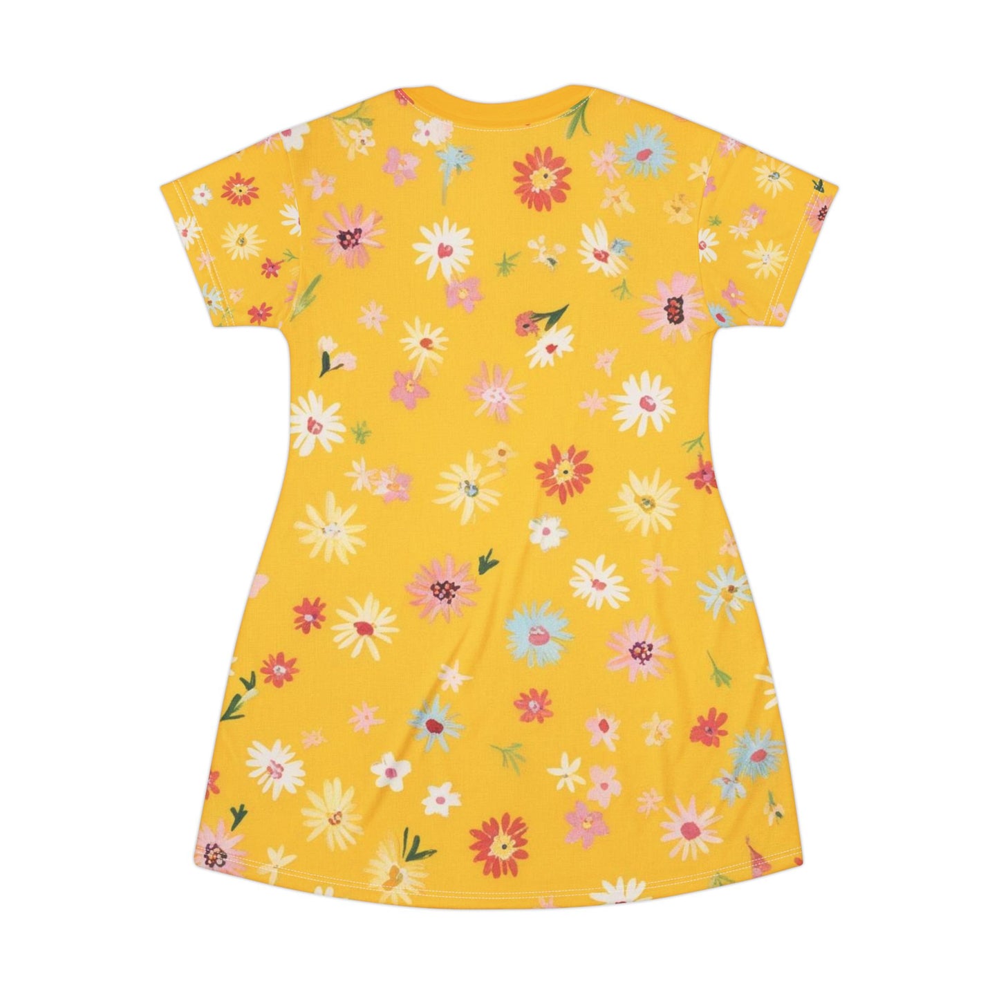 Abito T-shirt con fiori di ciliegio - Stile estivo floreale per donna