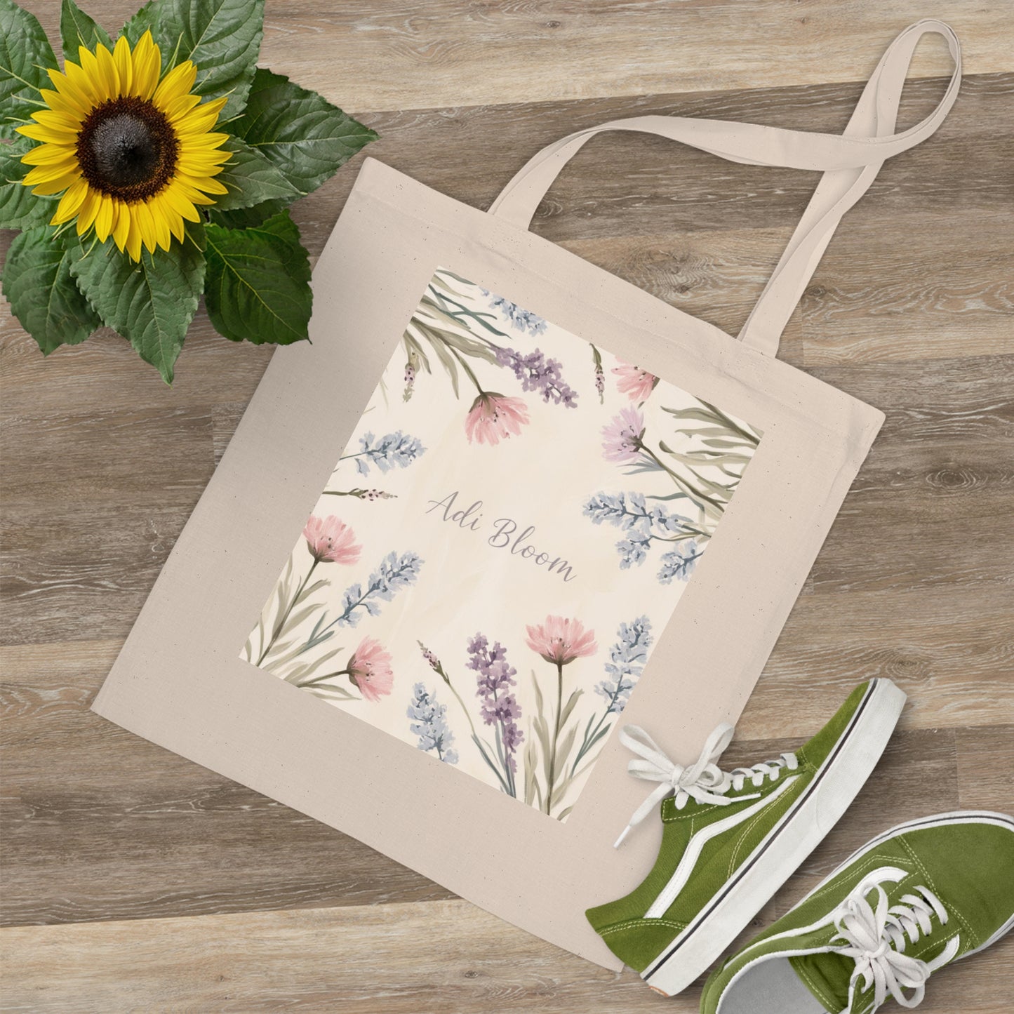 Borsa tote floreale personalizzata - Adi Bloom