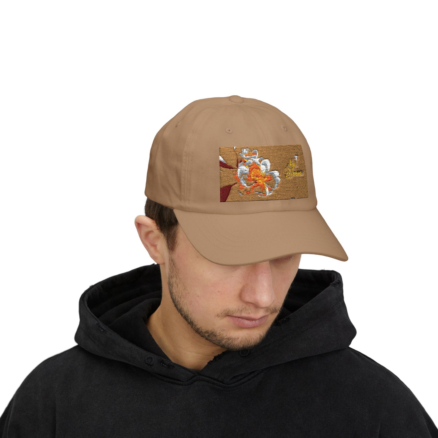 Cappellino con fiori ricamati - Atmosfere primaverili, stile casual