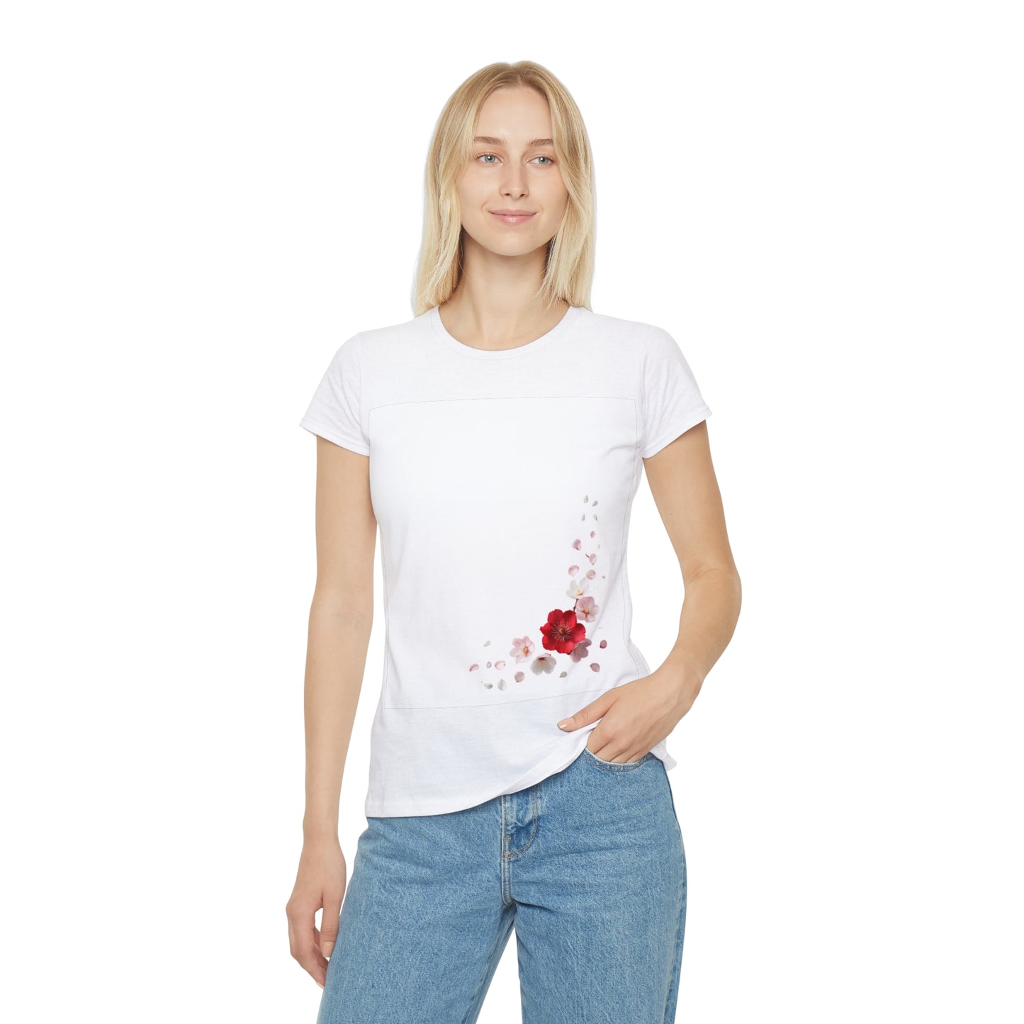 T-shirt iconica floreale da donna - Perfetta per le celebrazioni primaverili