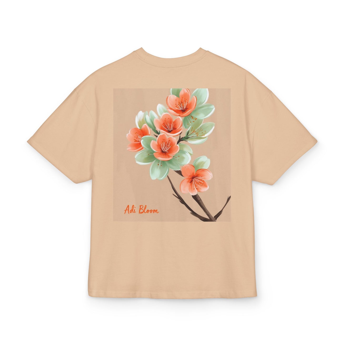 T-shirt unisex in cotone con motivo floreale - Design vivace con fiori